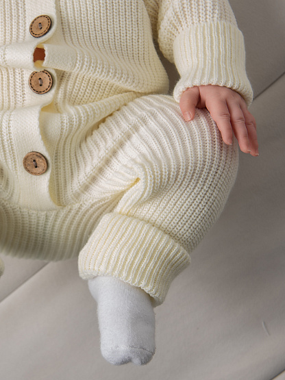 Арт. М-525 Комбинезон "Ушки", молочный