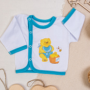 Р-145 Рубашечка на кнопках, с принтом