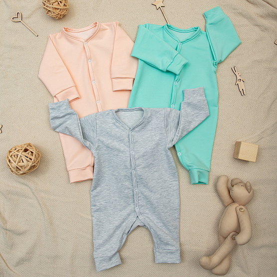 Комбинезон на кнопках с манжетами арт.М-493 