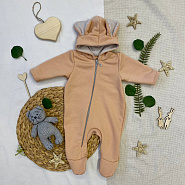 М-517 Комбинезон детский "Ушастик" персик