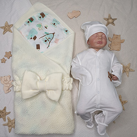 Арт. 451 Комплект на выписку "Коала", молочный