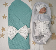 Арт 449 Комплект на выписку "Убаюка" мята