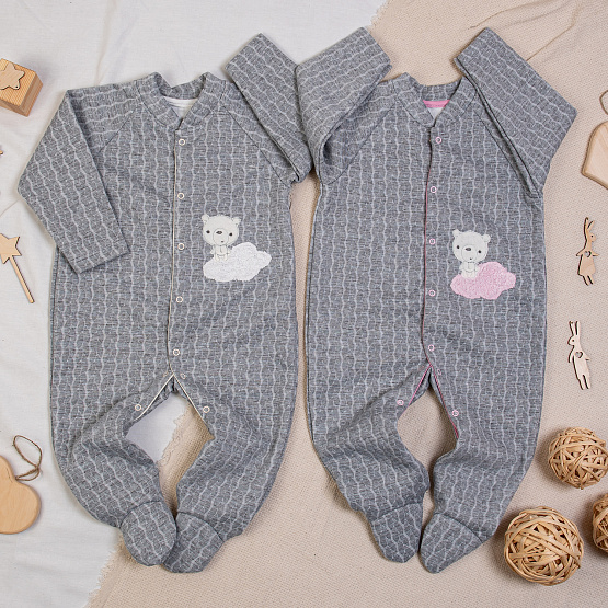 Комбинезон на кнопках "Sky bear" арт. М-463