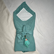 Арт 466 Комплект на выписку "Летнее Чудо " мятный