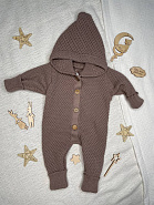 М-524 Вязаный комбинезон "Гномик". Шоколад
