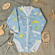 №Д-08 Боди детское с длинным рукавом, футер