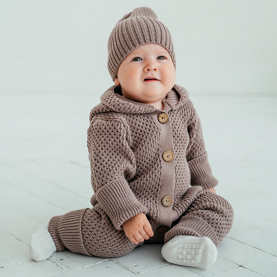 К-501 Комплект вязанный. Шоколад