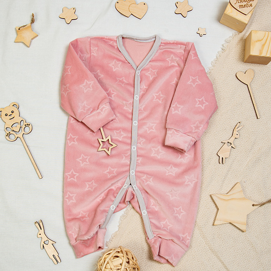 Комбинезон на кнопках "Roxy" арт.М-488 голубой