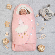 №11-156 Конверт прогулочный на пуговицах, персик