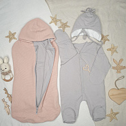 452 Комплект на выписку "Любимка", пудровый