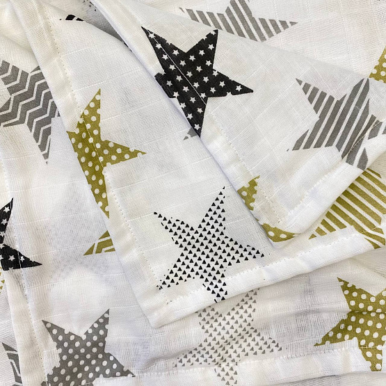 № 0881 Плед детский двусторонний, муслин 100*130см