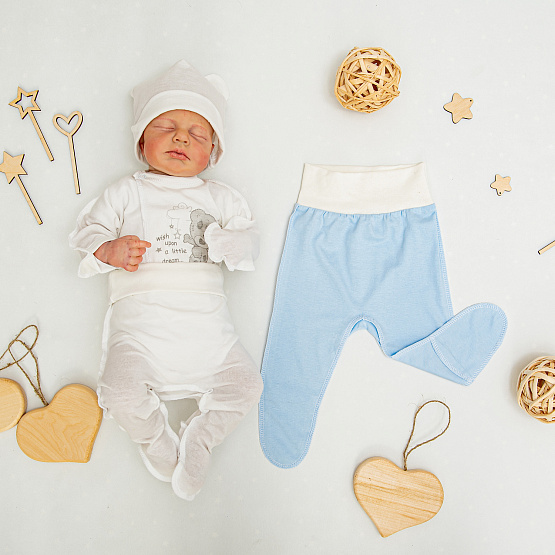 Ползунки для малышей "Еврики" арт.Т-77, молочный