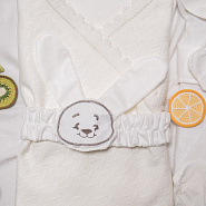 №103 Летний комплект на выписку «Sweet Rabbit» молочный