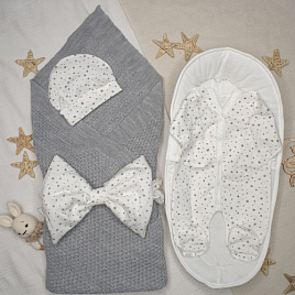 Арт. 449 Комплект на выписку "Убаюка", серый