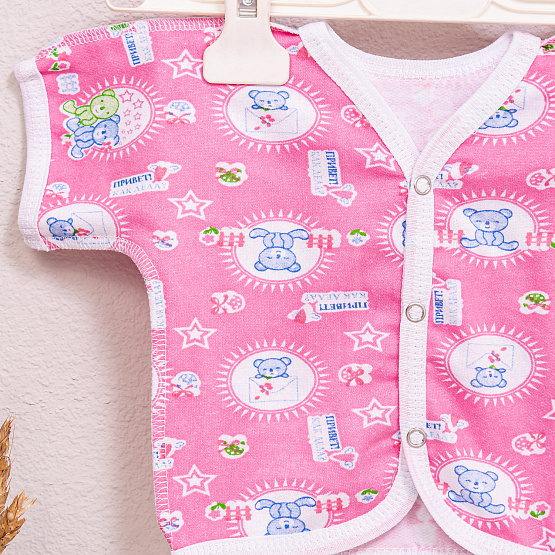 Распашонка детская на кнопках, футер арт.Р-133