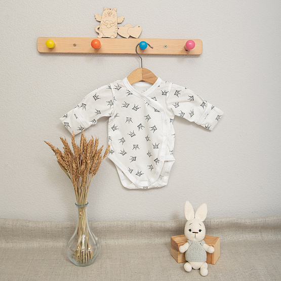 Боди для новорожденных, арт.Д-26, "бутылочки"