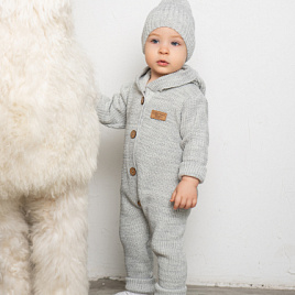 К-501 Комплект вязанный. Серый