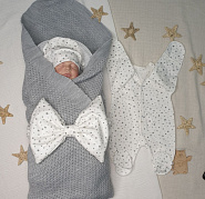 Арт 449 Комплект на выписку "Убаюка" серый