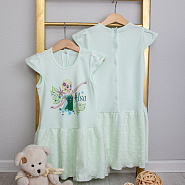 №0837 Платье "My Qween" с принтом принцессы из мультика