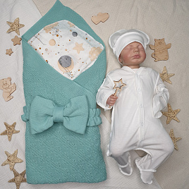 Арт. 450 Комплект на выписку "Звездное небо", мята