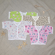 Р-138 Распашонка детская с коротким рукавом