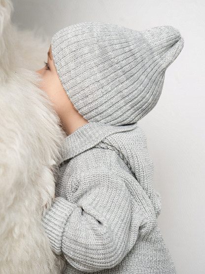 К-501 Комплект вязанный. Серый