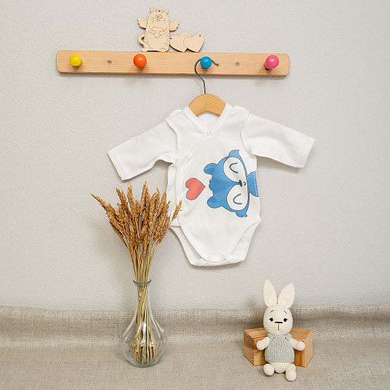 Боди с принтом "Енот" арт. Д-27