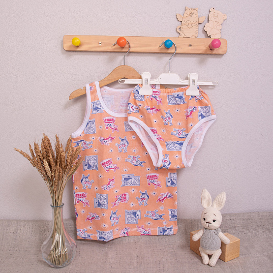 Комплект детский: трусики и майка, арт.К-317