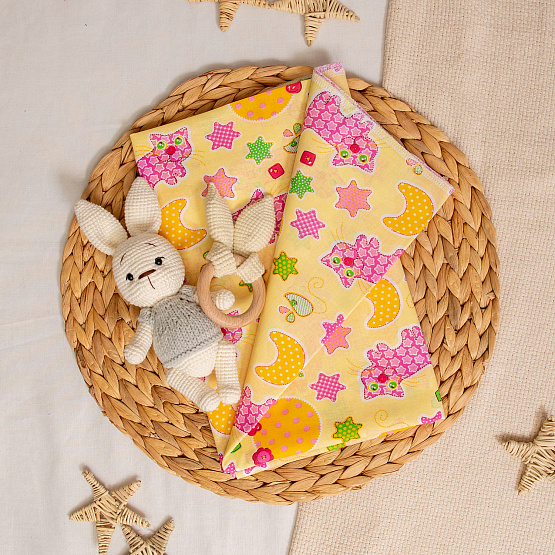 Пелёнка 120х75см (бязь набивная) арт.0305