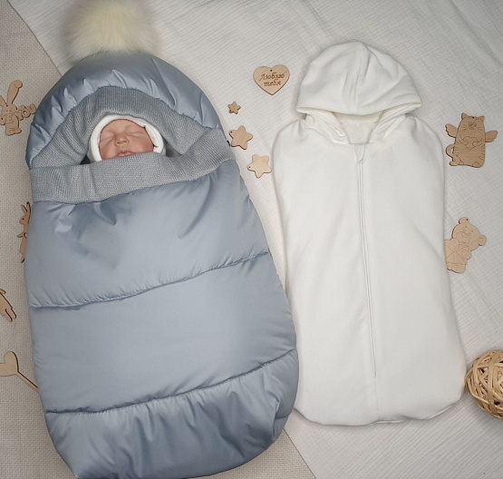 Конверт прогулочный «Дутик» арт.11-170 серый