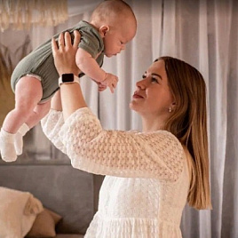  Д-38 Боди муслин, на кнопках,мятный