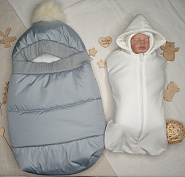 Конверт прогулочный «Дутик» арт.11-170 серый