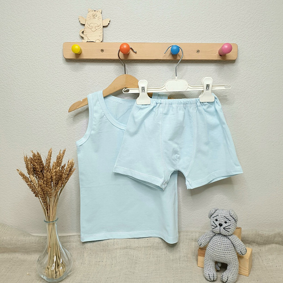 Комплект детский для мальчика: майка и трусы-боксеры, арт.К-354