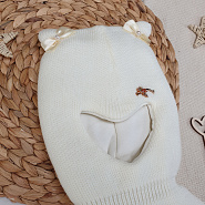 Шапка-шлем дет. "Ушки", для девочки 2-5 лет арт.Б-290