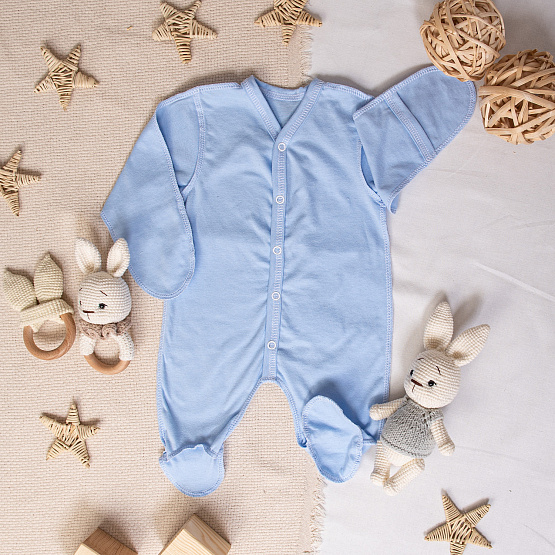 Комбинезон-слип арт.М-465 голубой