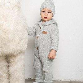 К-501 Комплект вязанный. Серый