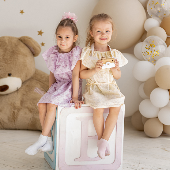 Платье с пояском "Батист" арт. Б-54