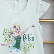 №0837 Платье "My Qween" с принтом принцессы из мультика