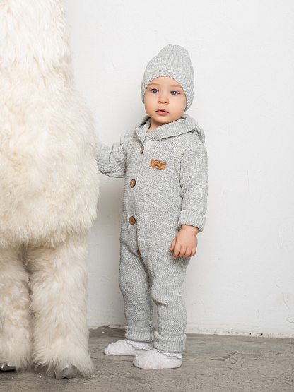 К-501 Комплект вязанный. Серый