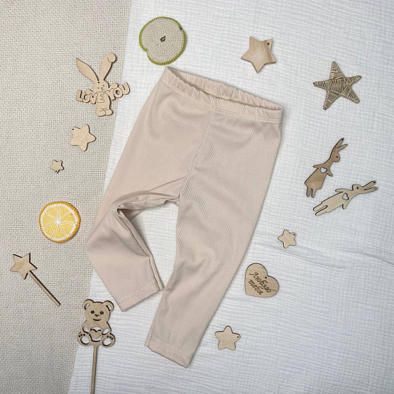 Т-105 Штаны для девочек бежевые