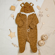 Комбинезон на молнии с вышивкой "Тигр" арт.М-505