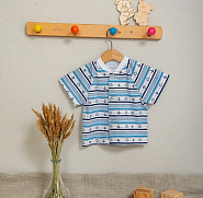 Ф-54 Кофта-реглан с коротким рукавом на кнопках