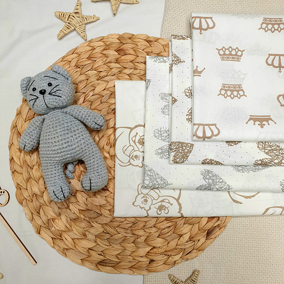 Набор пелёнок, 4 шт. р-р.120х75см (бязь) арт.0305