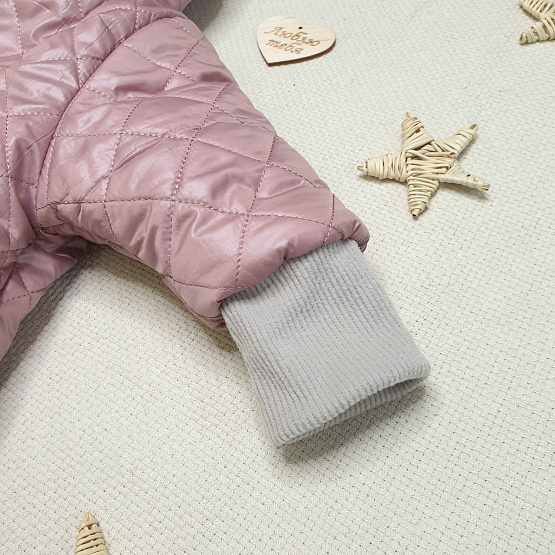 Комбинезон утеплённый "Еврозима" арт.11-410, пудровый