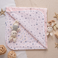 Плед детский "Звездный" арт.0873 розовый