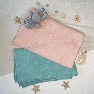 ПВ-31 Плед вязаный "Царский", розовый