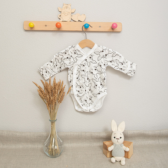 Боди для новорожденных, арт.Д-26, "бутылочки"