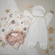 Арт. 450 Комплект на выписку "Звездное небо", пудра