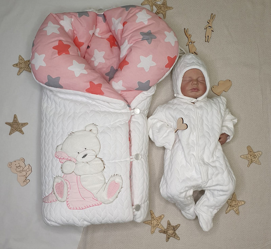 Комплект на выписку " Мишка"