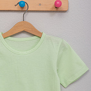 Футболка с круглым вырезом, зеленая арт.Ф-82